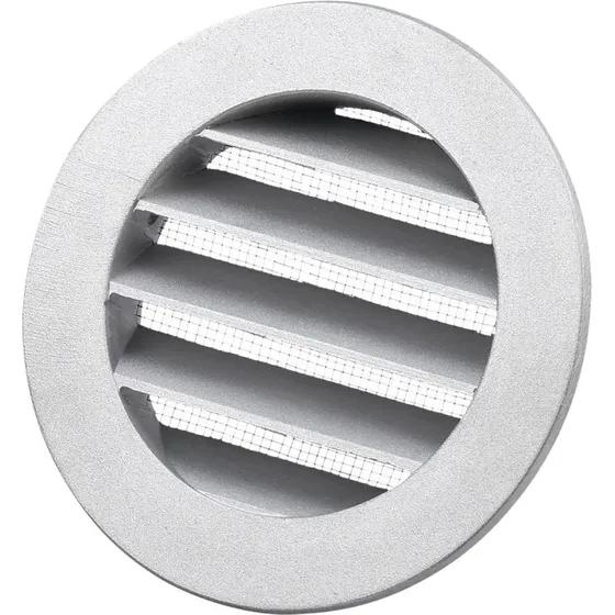 Duka Dusav Udvendig Jalousirist Ø100 mm, Aluminium