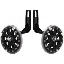 INF Støttehjul til cykel (par) – justerbare magnetiske PU-hjul