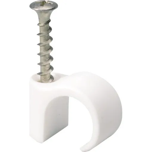 Schneider TCS-C3 Skrueclips 10 stk, hvid, 10-14 mm