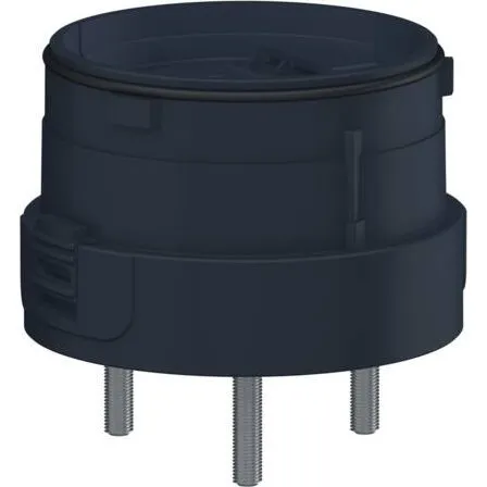 Schneider Electric XVU-lystårn Ø60 fod sort 3 pins