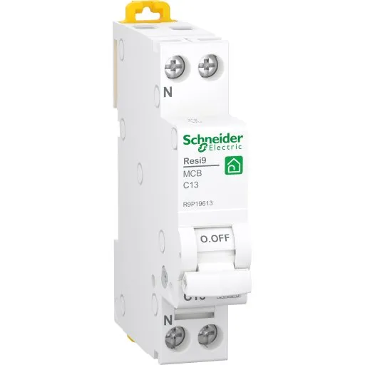 Schneider Resi9 XP 1P+N C13A 6kA Automatsikring