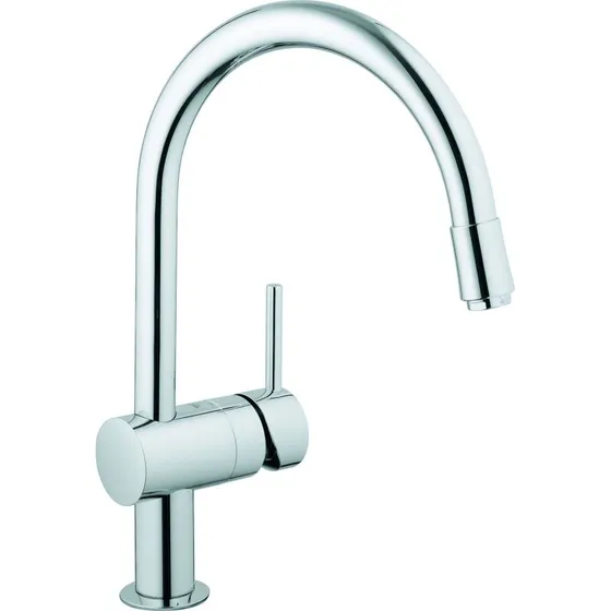 Grohe Minta C-tud køkkenarmatur med udtræk, krom