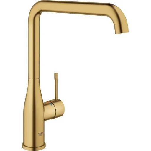 Grohe Essence køkkenarmatur, børstet messing, L-tud