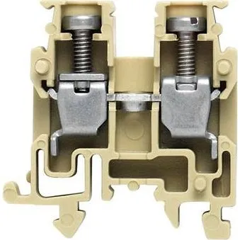 AKZ 2,5 PA Gennemgangsklemme, beige
