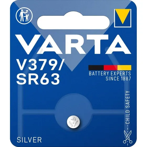 Varta V379 SR63 Sølvmønt 1 stk