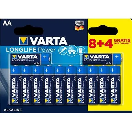 VARTA LONGLIFE POWER AA 12 stk