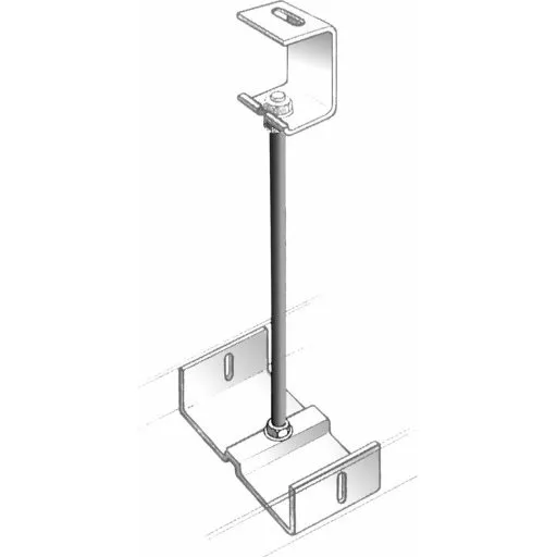 Legrand MGS 10x1000 mm gevindstang, el-galvaniseret
