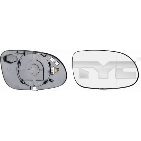 TYC Spejlglas, udvendigt, til Mercedes A-Class, CLK, SLK