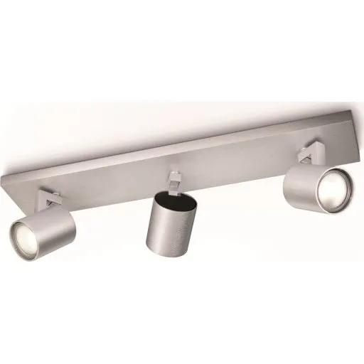 Philips myLiving Runner spotlampe, aluminium, 3 spots