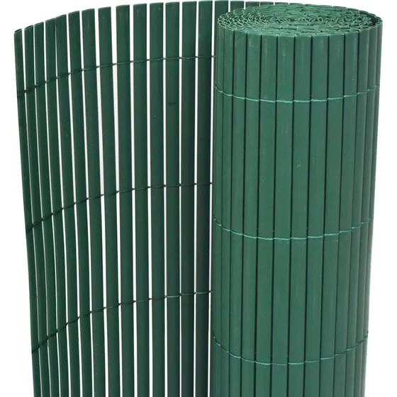 vidaXL Havehegn Grøn 150 x 500 cm PVC