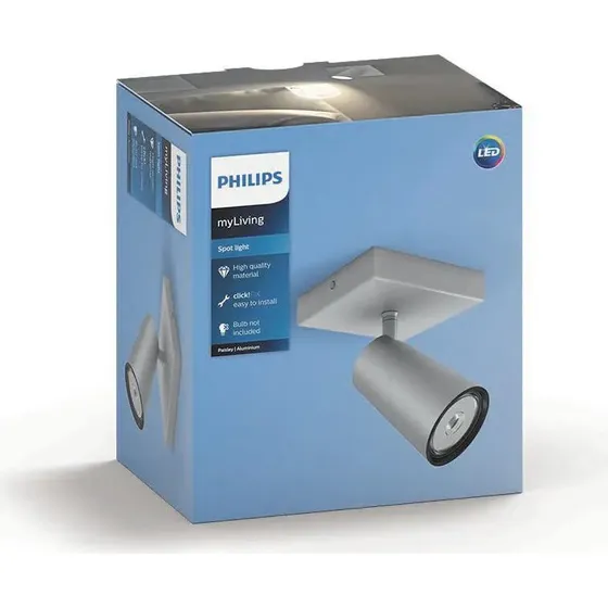 Philips myLiving Paisley single spot aluminium 1xNW