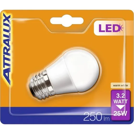 Attrallux LED 2,8W E27 2700K 250lm Mat