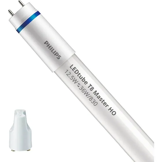 Philips LED Lysrør T8 12,5W 830 120cm - Varm Hvid