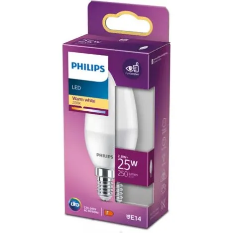 Philips LED 2,8W E14 2700K Mat Kerte