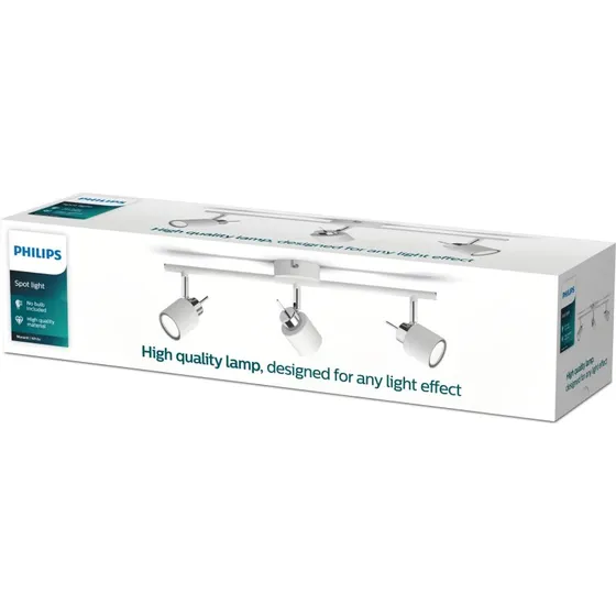 Philips Meranti Spotlampe, Hvid, 3x35W, GU10, 230V