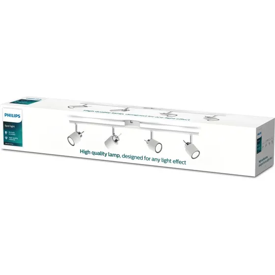 Philips Meranti Spotlampe, Hvid, 4x35W, GU10, 230V