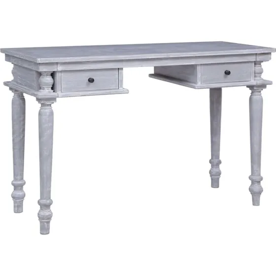 vidaXL Skrivebord 115x50x78 cm Mahogni Gråvasket