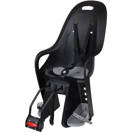 Polisport Koari FF bagmonteret cykelsæde, sort, max 22 kg