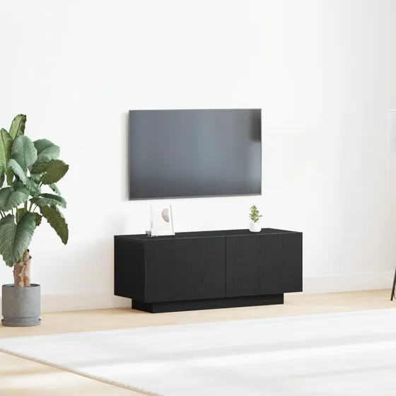 Eg 100 x 35 x 40 cm Sort Egetræ Tv-Skab