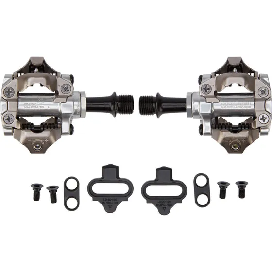 Shimano PD-M540 SPD pedaler – MTB, sølv/sort