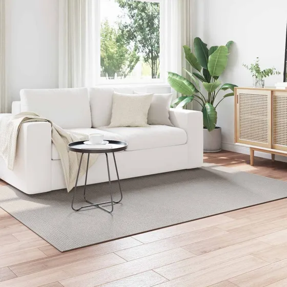 vidaXL LUGO Områdetæppe Creme og Grå 120x170 cm