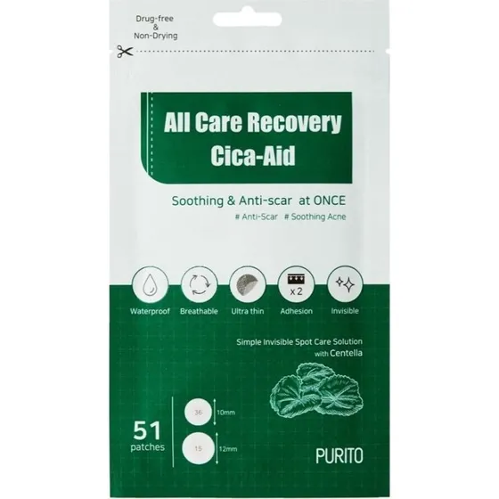 Purito All Care Recovery Cica-Aid 51 pc