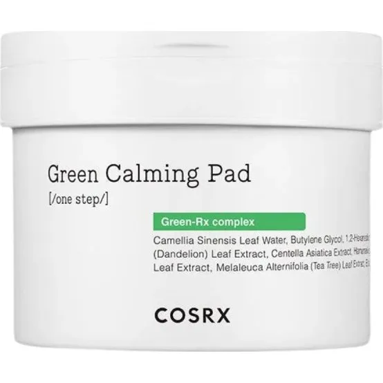 COSRX One Step Green Hero Calming Pad - Grøn, 70 stk