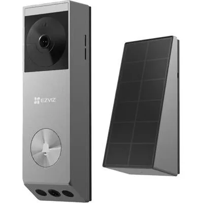 Ezviz EP3X Video Dørklokke 3MP+2MP med Batteri og Solpanel