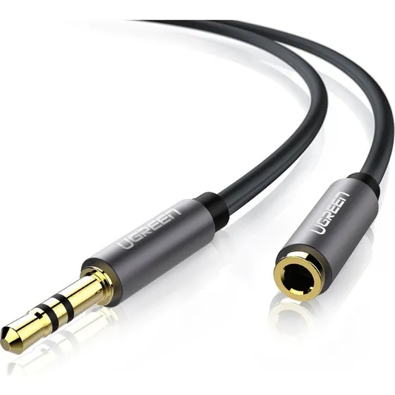 Ugreen 10592 1m 3.5mm Audio Kabel, Sort