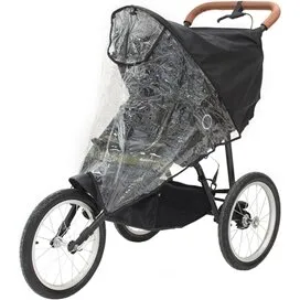 BabyTrold Regnslag Jogger med åbning i top, Sort