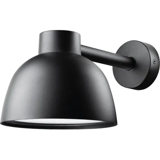SG Herning udendørs væglampe, sort, 24 cm
