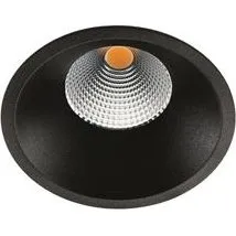 Soft Slim Black 3000K – Downlight med 42° lysspredning
