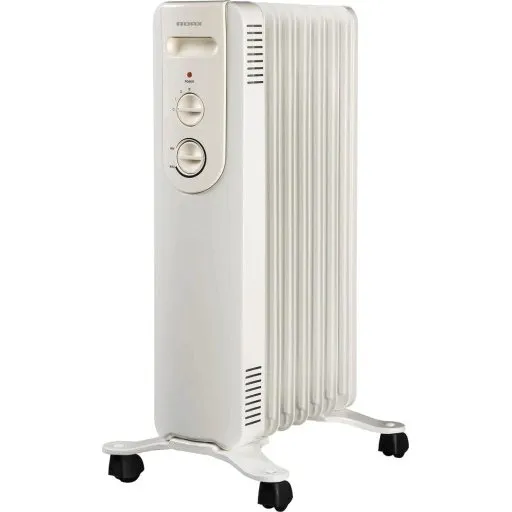 Adax Nova 15 oliefyldt el-radiator 1500W, 23 m², på hjul