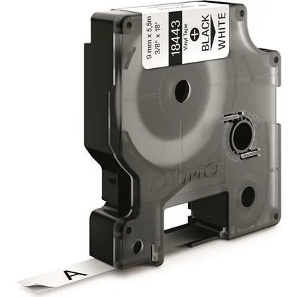 Dymo Rhino Vinyltape 9mm Hvid