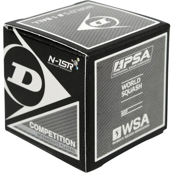 Dunlop Competition squashbold (1 gul prik)