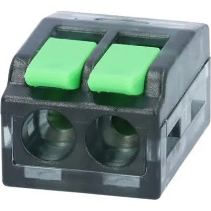 SC-2 0240 Fjeder Samlemuffe 2 x 0,2-4mm²