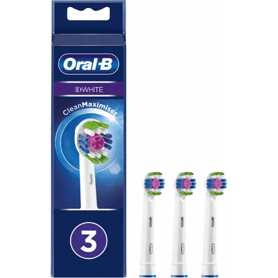 Oral-B 3D White CleanMaximiser Børstehoved 3 stk.