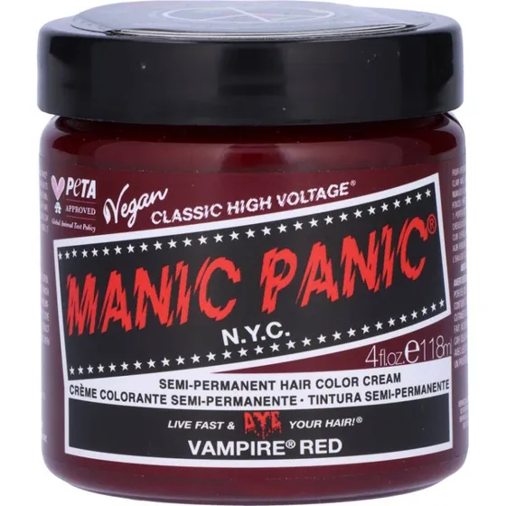 Manic Panic Vampire Red Semi-Permanent Hårfarve Creme 118 ml