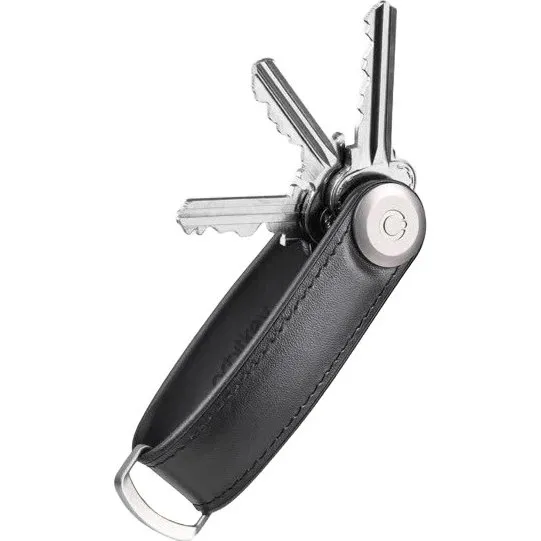 Orbitkey Hybrid Læder Nøgleorganisator - Sort