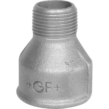 +GF+ Spidsmuffe Sort 3/4X1/2