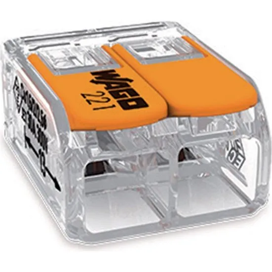 Wago Samlemuffe 2x0,5-6mm² Transparent