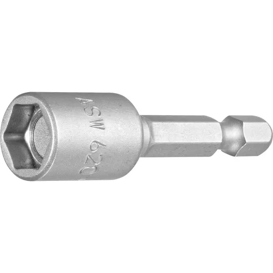 Boltbits 6,0mm med magnet 50mm