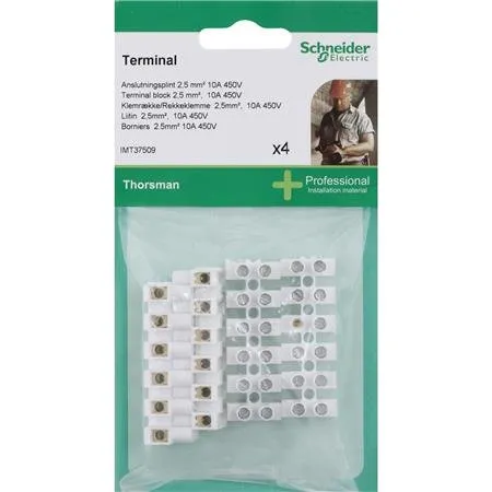 Thorsman Klemrække 2,5 mm, 4 stk