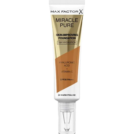 Max Factor Miracle Pure Foundation 89 Warm Praline 30 ml