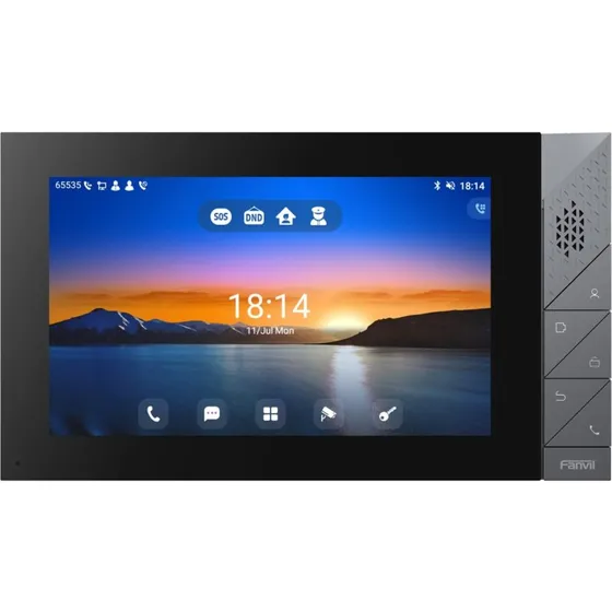 Fanvil i55A 7" Video-dørtelefon, rustfrit stål, PoE/WiFi