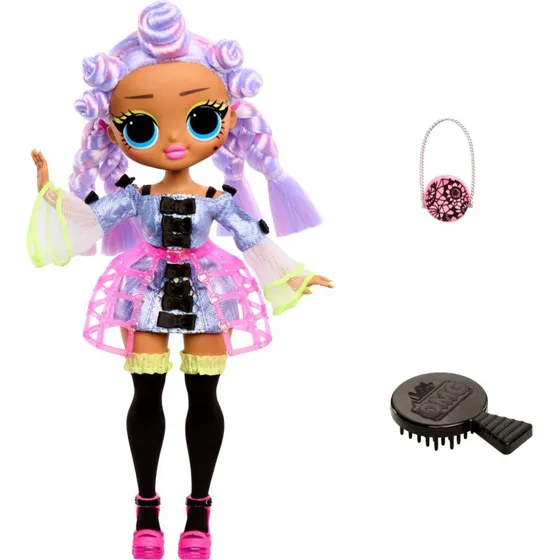 L.O.L. OMG Entry Doll - Miss Royale, 24 cm, farverig modedukke med børstelagt hår