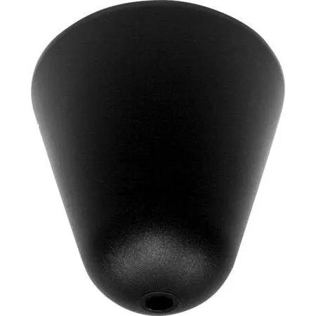 Baldakin Sort Kegleformet 90x90 mm