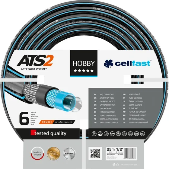 Cellfast Hobby ATS 5/8" Haveslange 50m