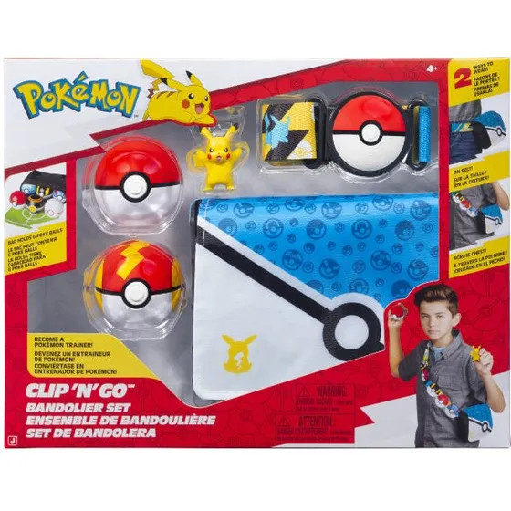 Pokémon Clip 'N Go Bandolier Set Pikachu