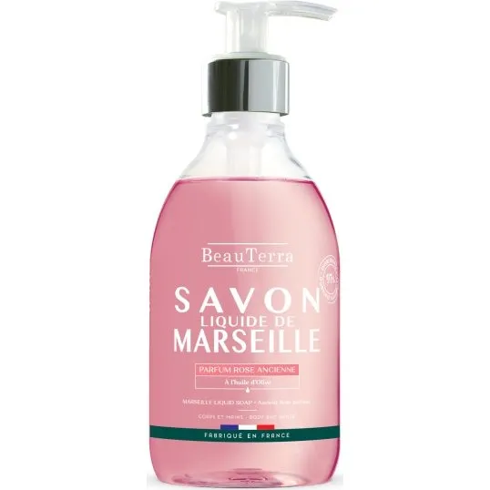 BeauTerra Marseille Flydende Sæbe Rose Ancienne 300 ml